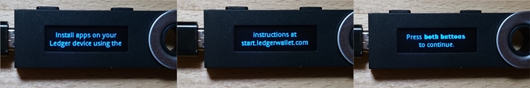 Ledger Nano S(レジャーナノS)のファームウェア1.5.5へのアップデートの仕方