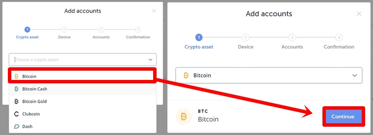 レジャーナノS(LedgerNanoS)にビットコインBTCを入金する方法|レジャーライブ(Ledger Live)でのウォレット作成